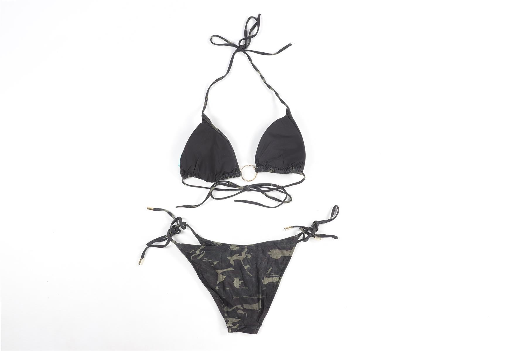 MELISSA ODABASH GREEN BIKINI UK 12-16