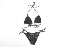 MELISSA ODABASH GREEN BIKINI UK 12-16