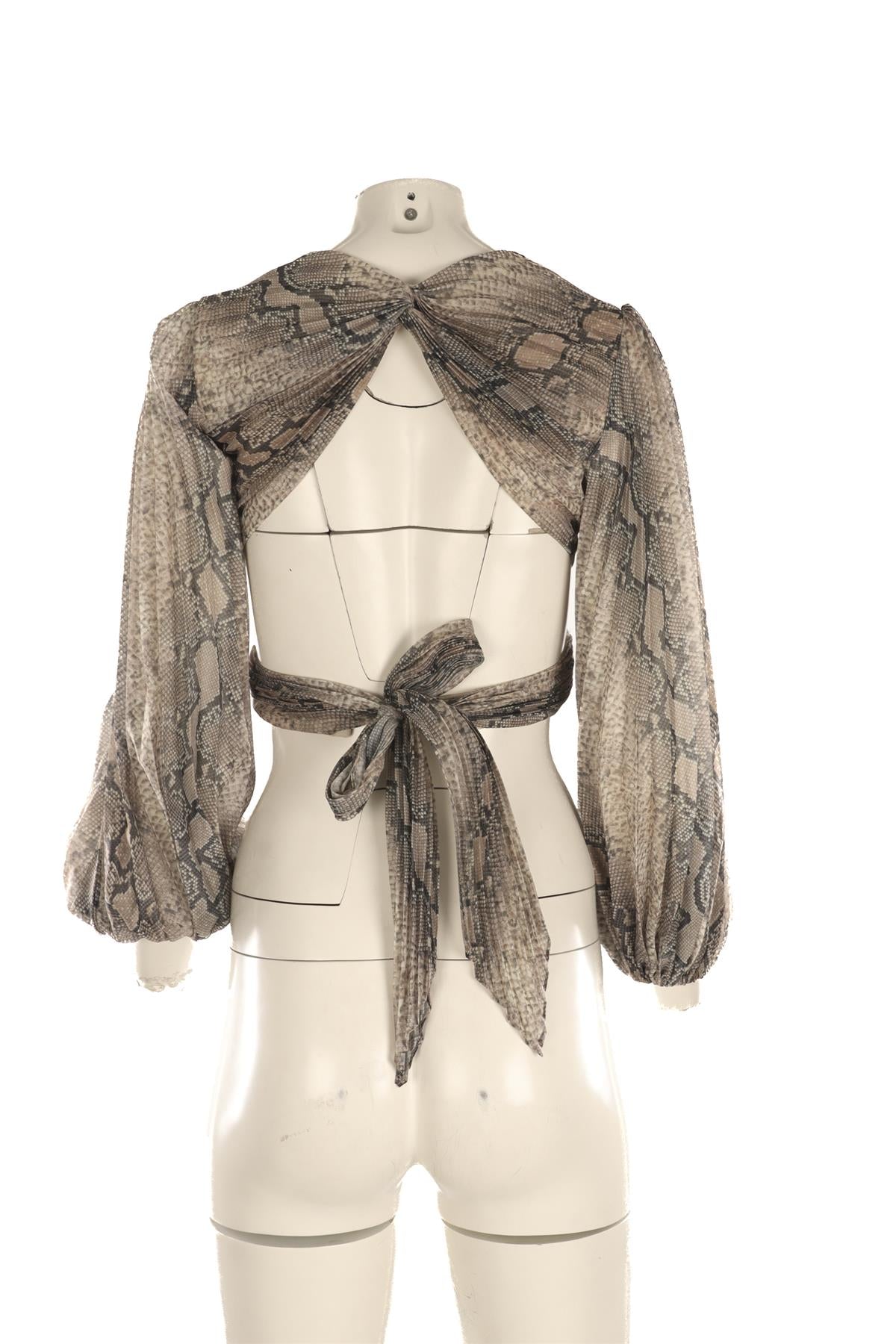 ZIMMERMANN BEIGE COTTON TOP UK 8