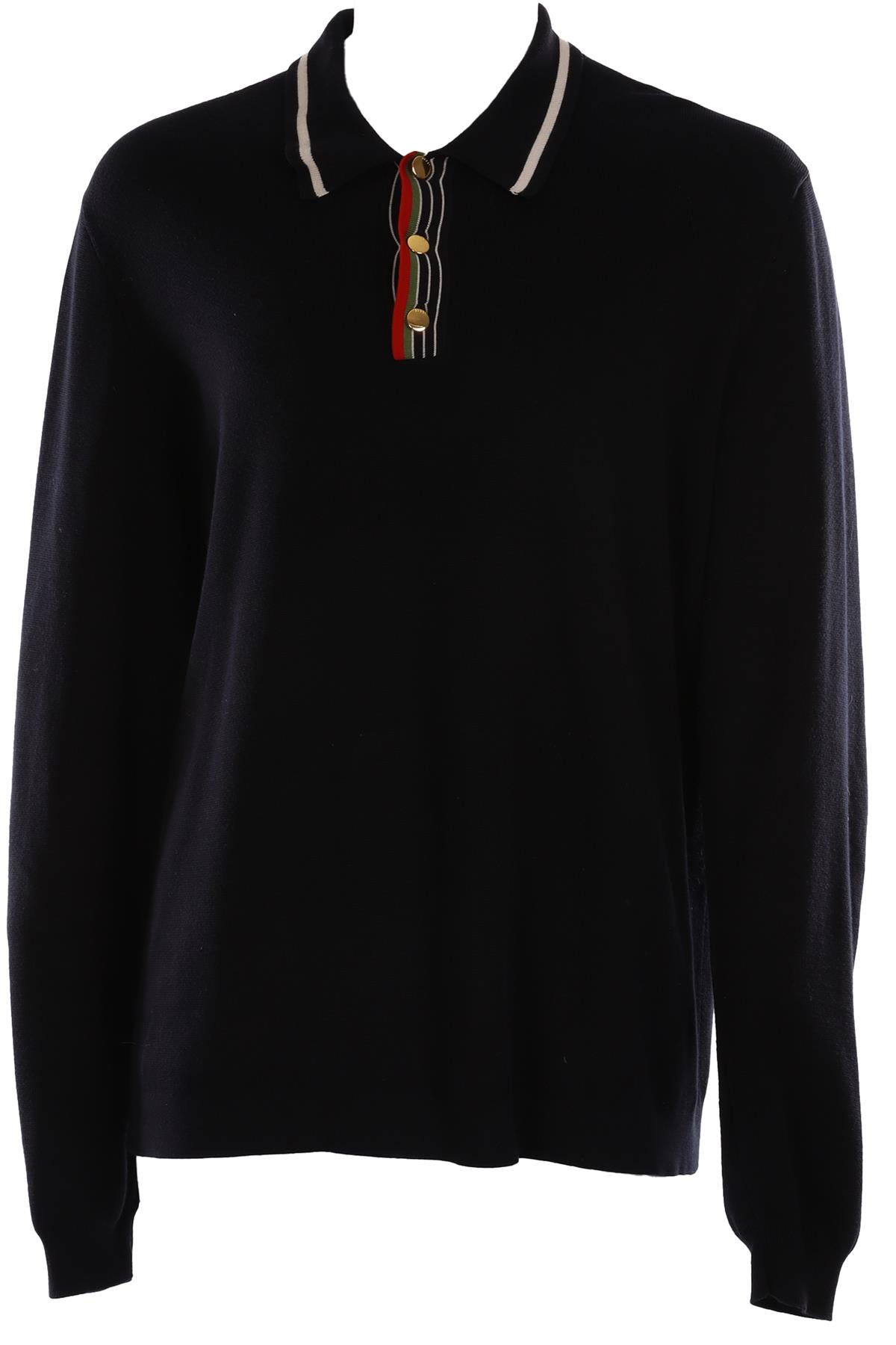 GUCCI MEN'S NAVY COTTON SWEATER IT 54 UK/US 44