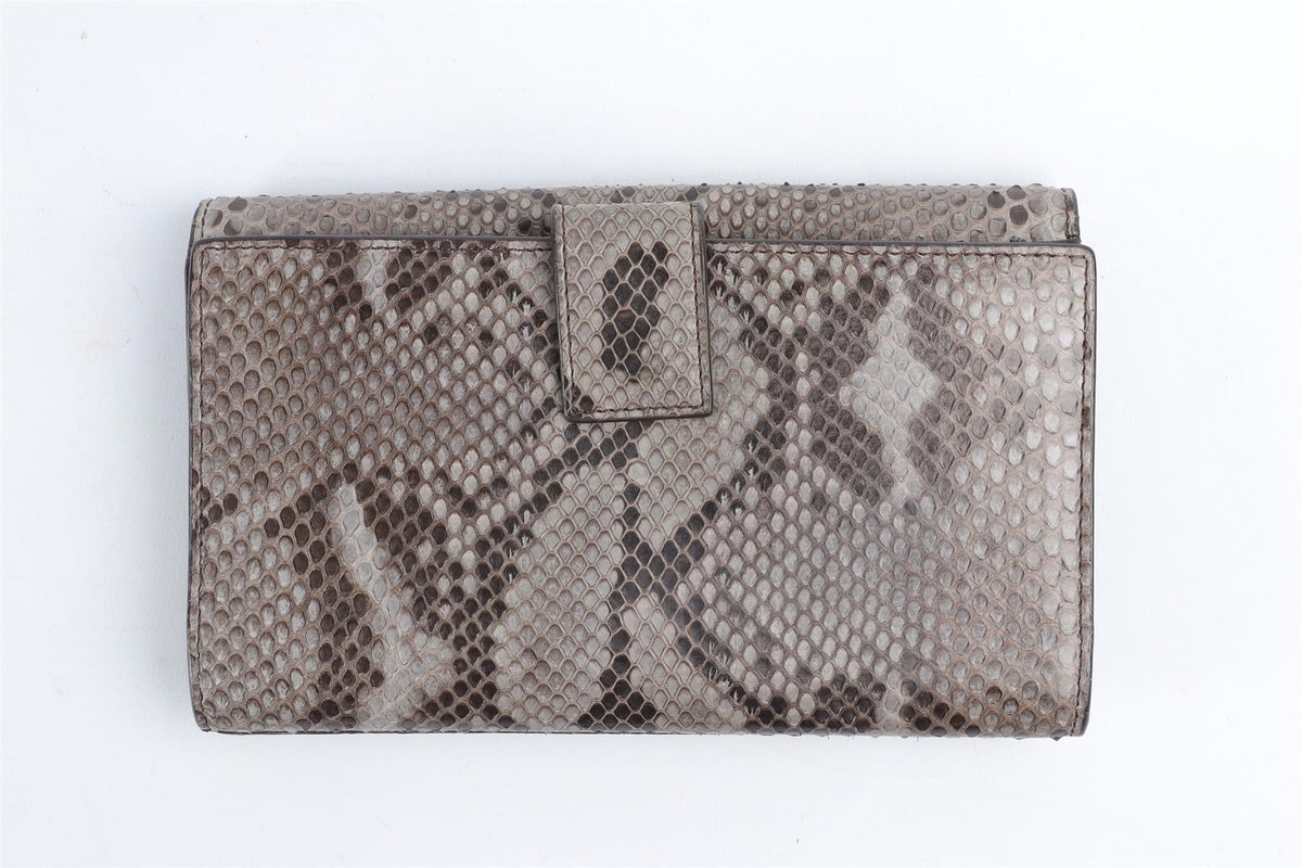 FENDI GREY SNAKESKIN WALLET