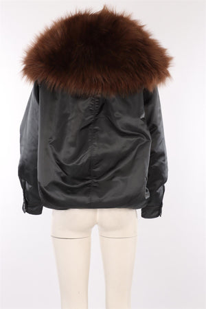ALAÏA GREEN SHELL JACKET FR 36 UK 8