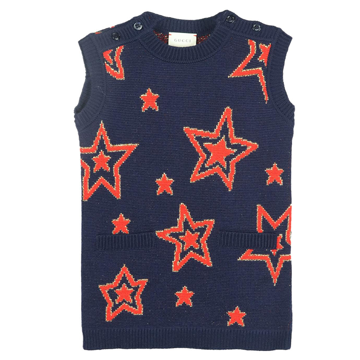 GUCCI KIDS GIRLS KNITTED DRESS 4 YEARS