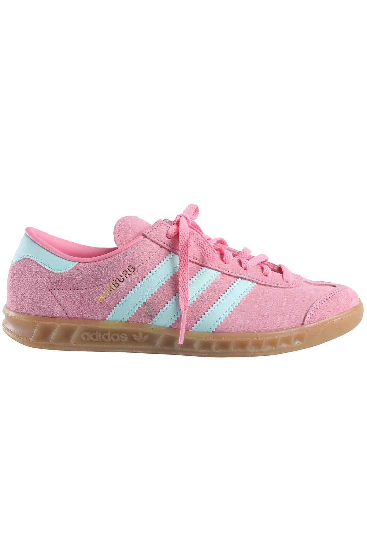 ADIDAS PINK HAMBURG 'BLISS PINK SEMI FLASH AQUA' SNEAKERS EU 38 UK 5 US 6.5