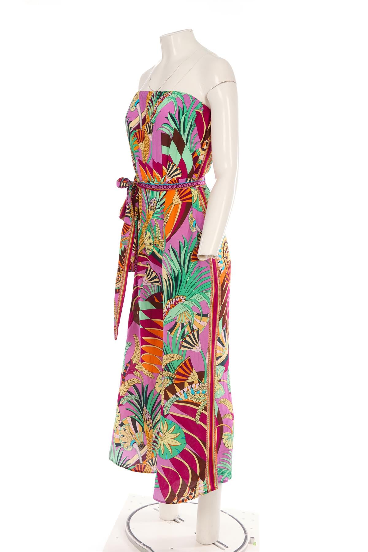 CAMILLA MULTI SILK JUMPSUIT SMALL