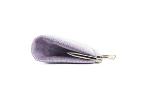 CHRISTIAN LOUBOUTIN PURPLE MISS LOUBI LIZARD CLUTCH