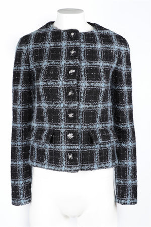 CHANEL BLACK 2024 WOOL JACKET FR 38 UK 10