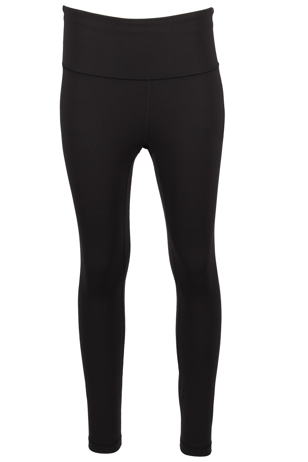LULULEMON BLACK JERSEY LEGGINGS US 6 UK 10