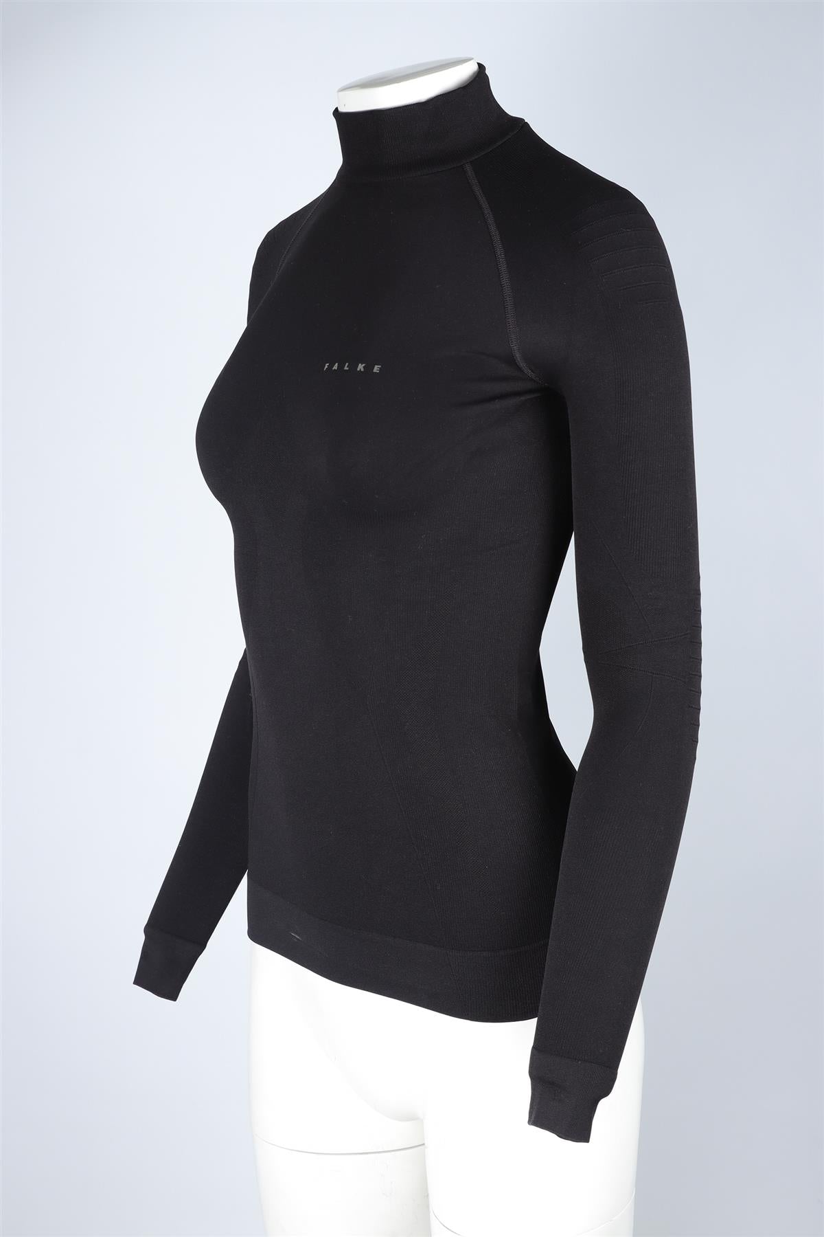 FALKE BLACK KNIT TOP SMALL