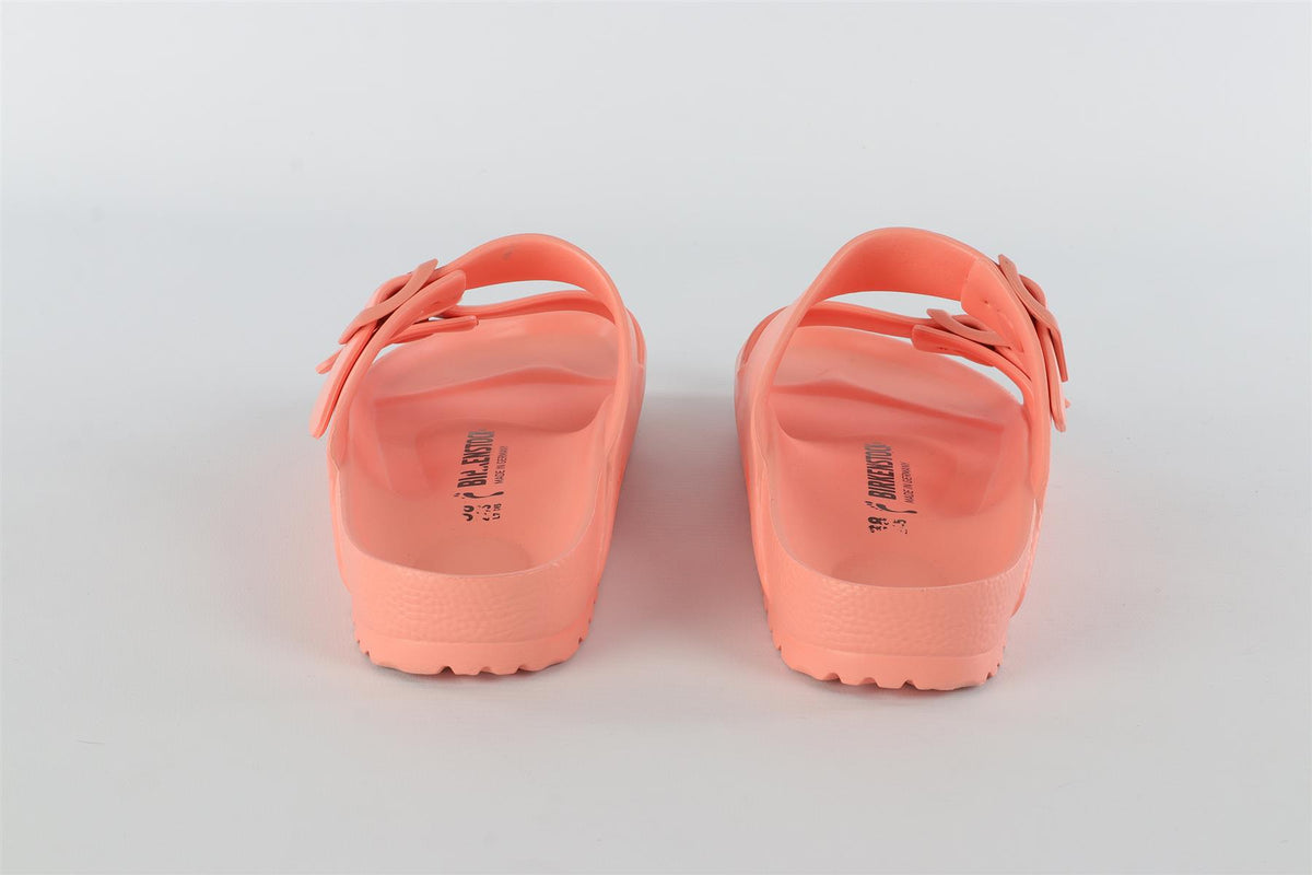 BIRKENSTOCK ORANGE RUBBER SANDALS EU 38 UK 5 US 8