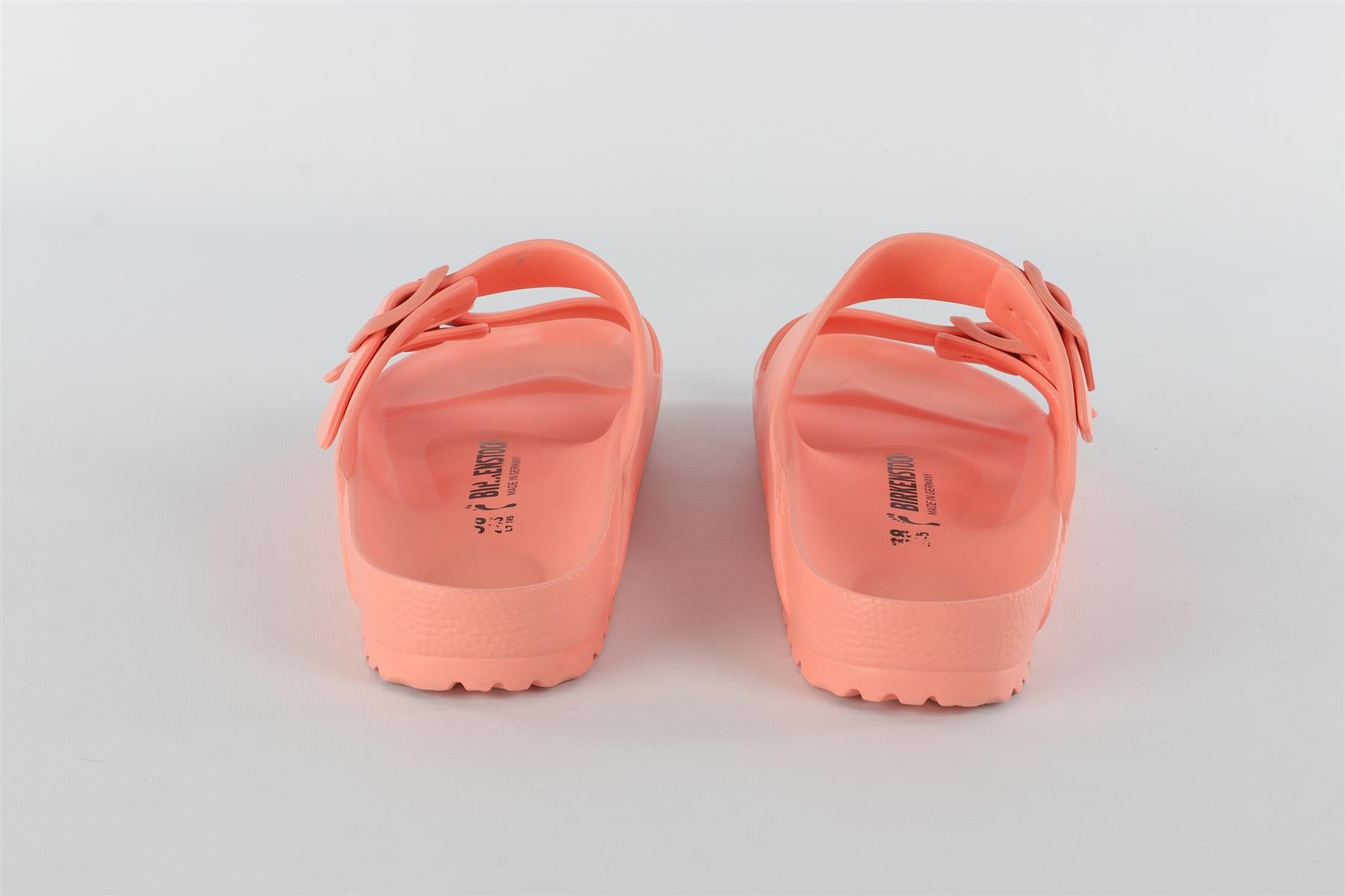 BIRKENSTOCK ORANGE RUBBER SANDALS EU 38 UK 5 US 8