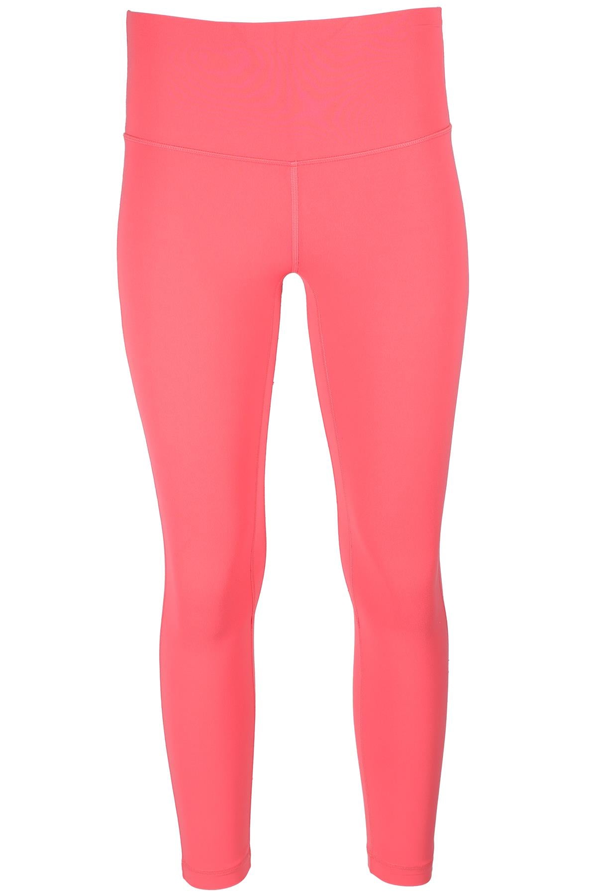 LULULEMON DESERT RED JERSEY LEGGINGS UK 4