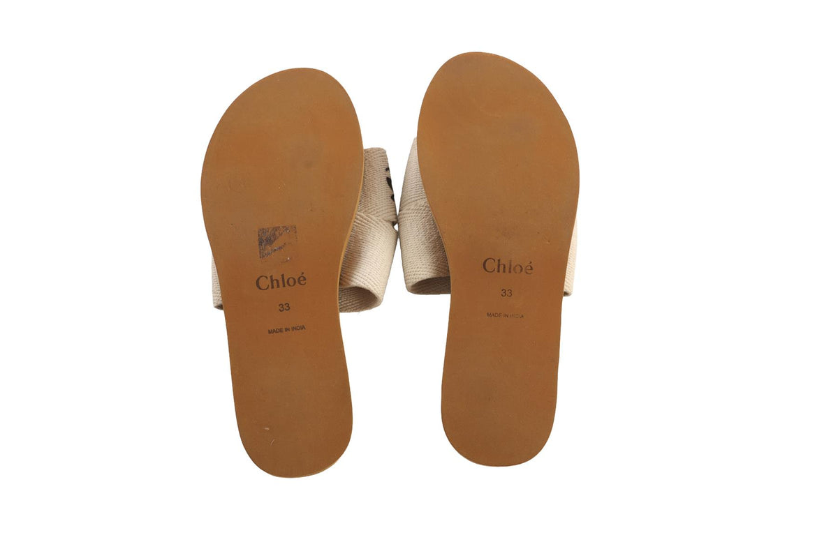 CHLOÈ CREAM KIDS GIRLS SANDALS EU 33 UK 1 US 2