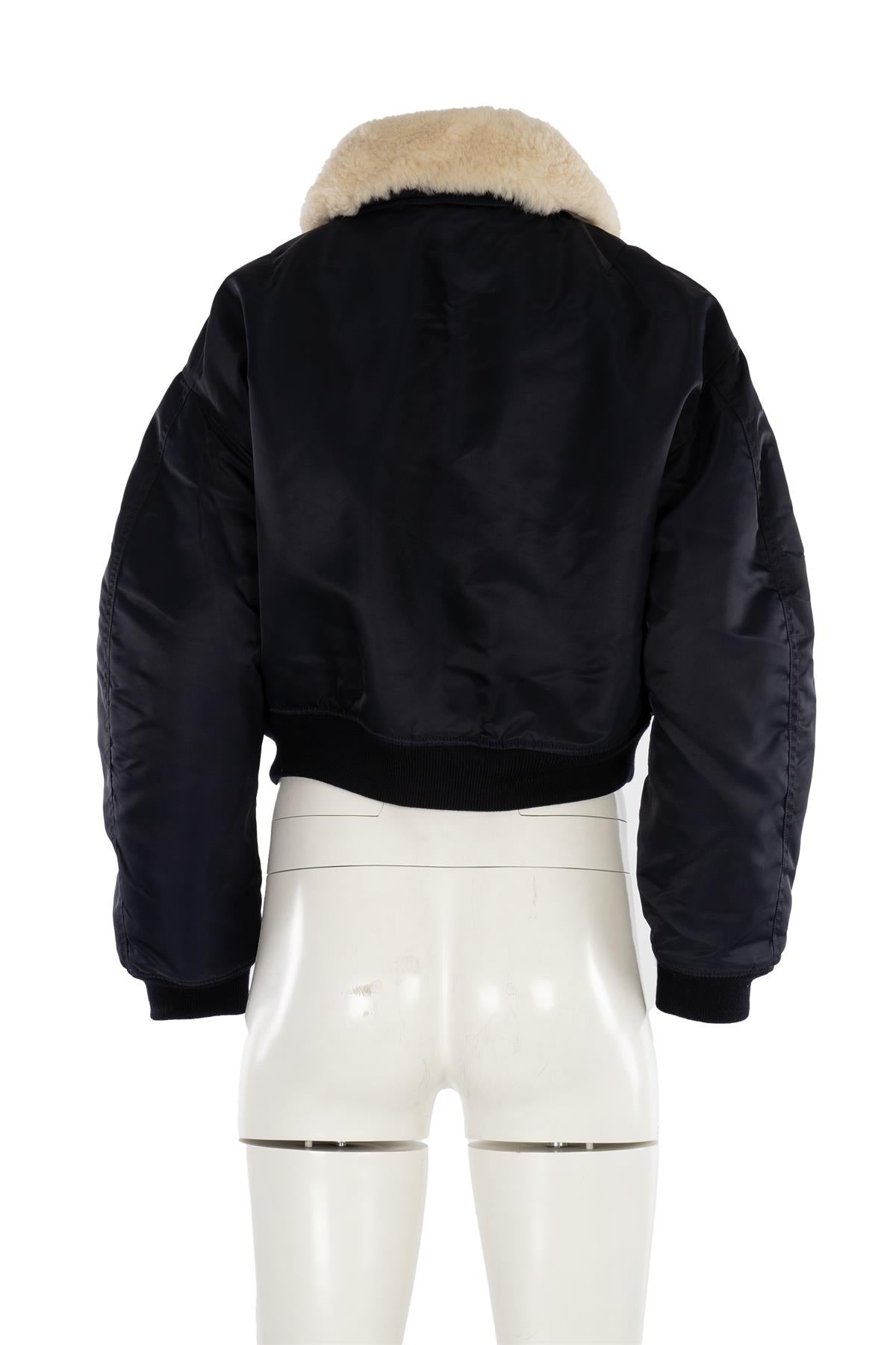 RE/DONE NAVY SHELL BOMBER JACKET XSMALL
