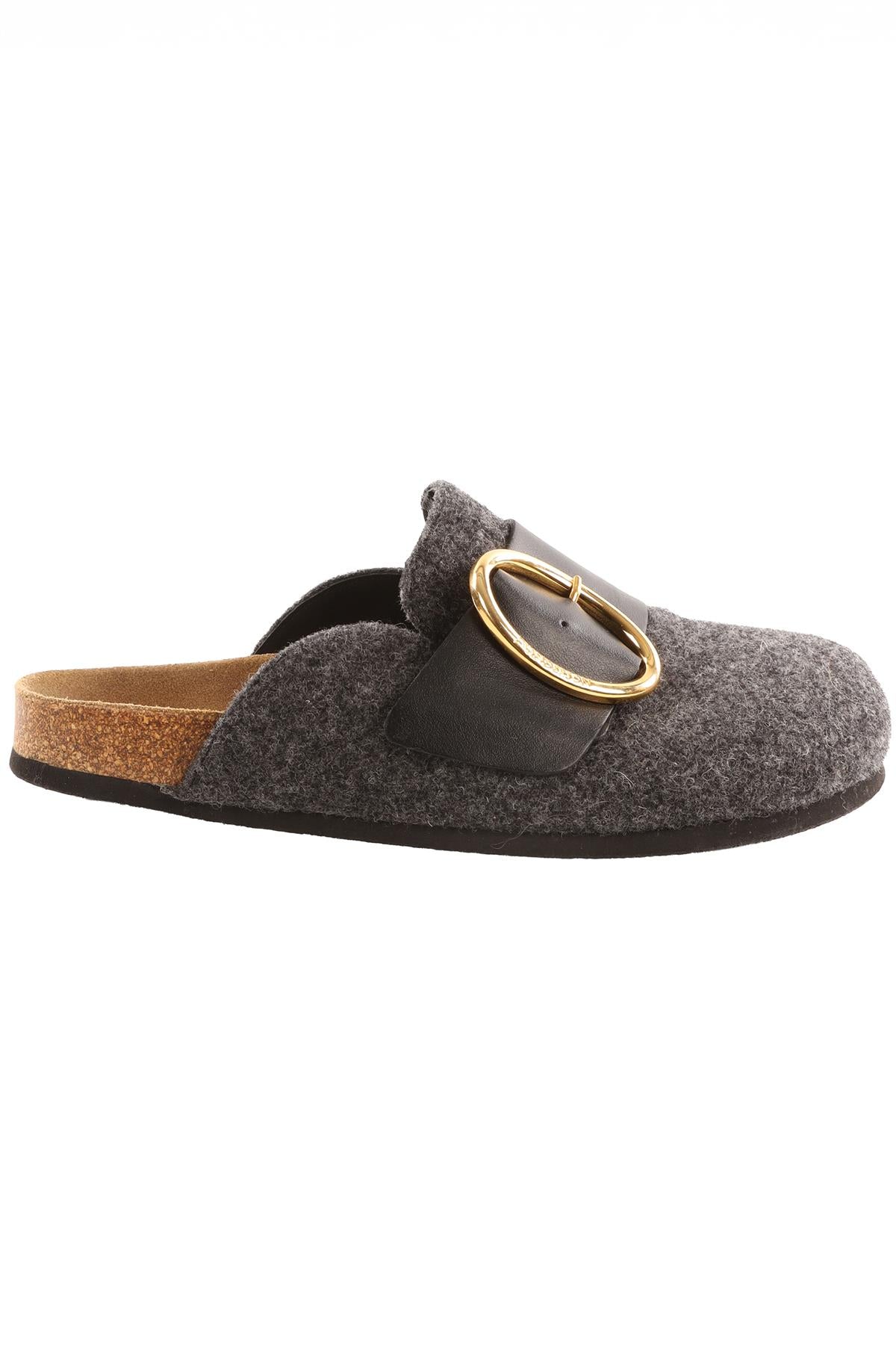 JW ANDERSON GREY FELT MULES EU 38 UK 5