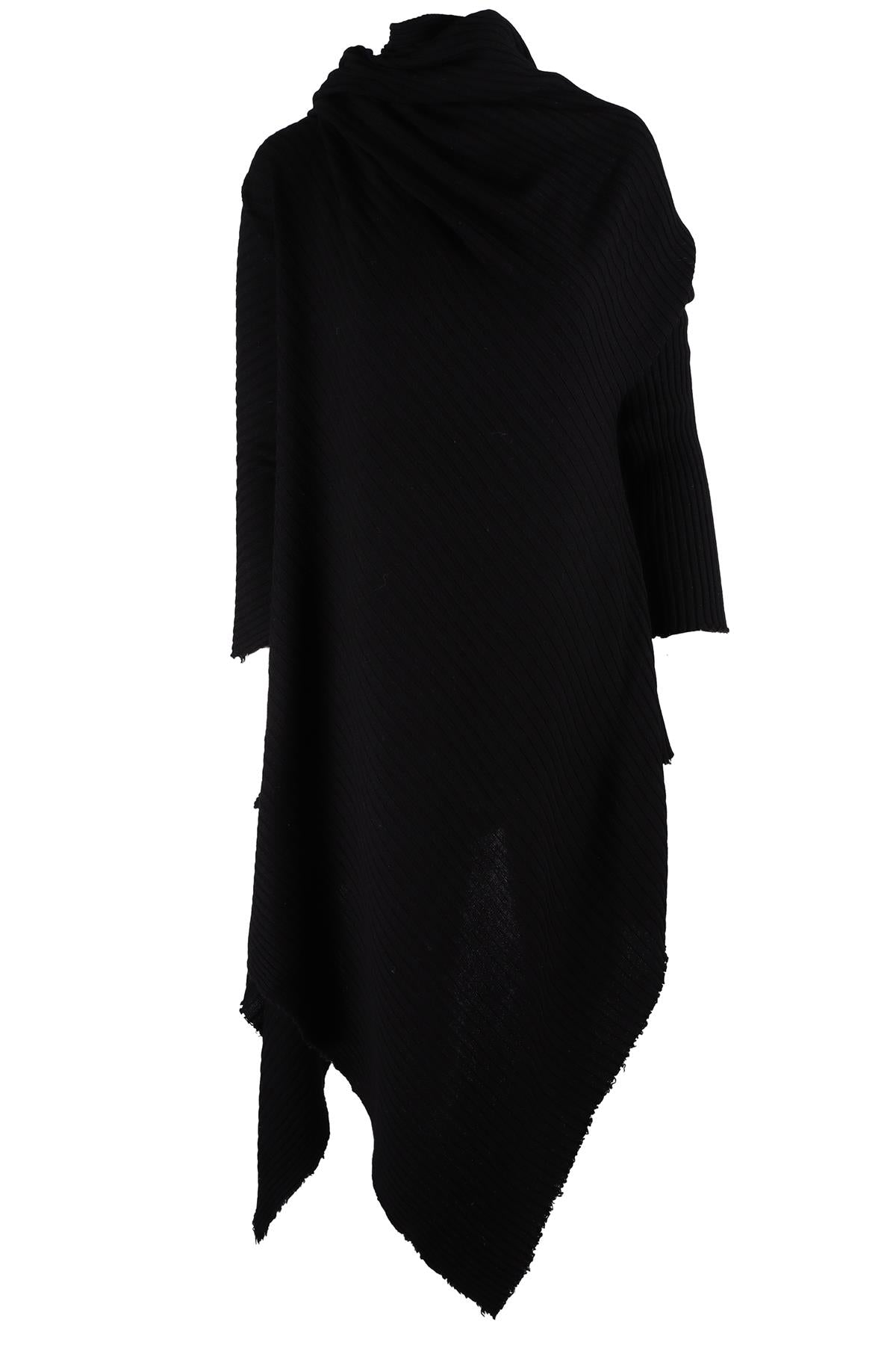 MARQUES ALMEIDA BLACK WOOL SWEATER XSMALL