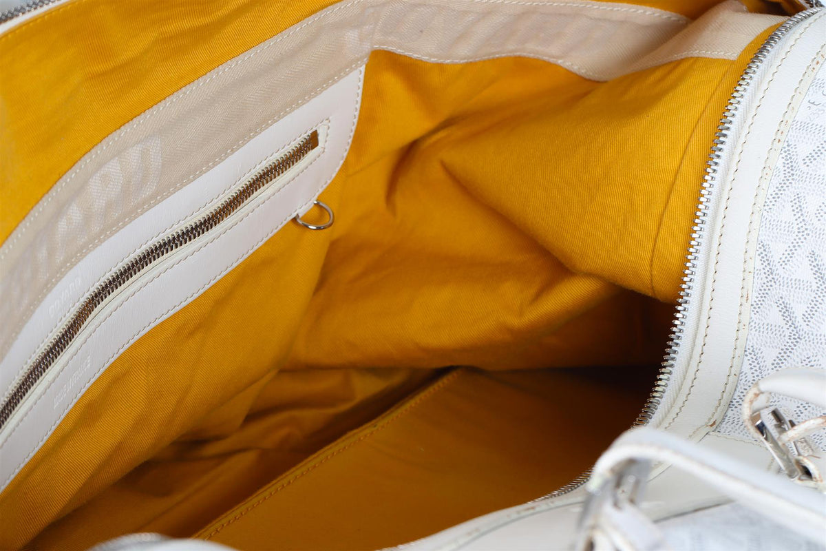 GOYARD + BOYARDE BOEING 55 GOYARDINE COATED CANVAS TOTE BAG