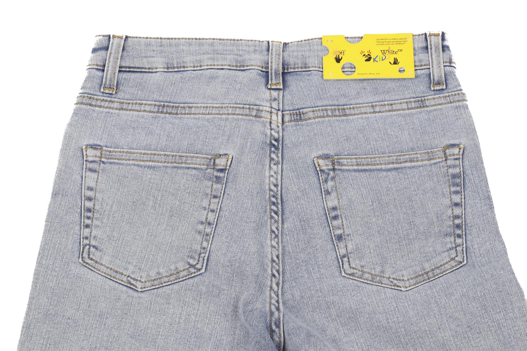OFF-WHITE BLUE KIDS BOYS SHORTS 10 YEARS