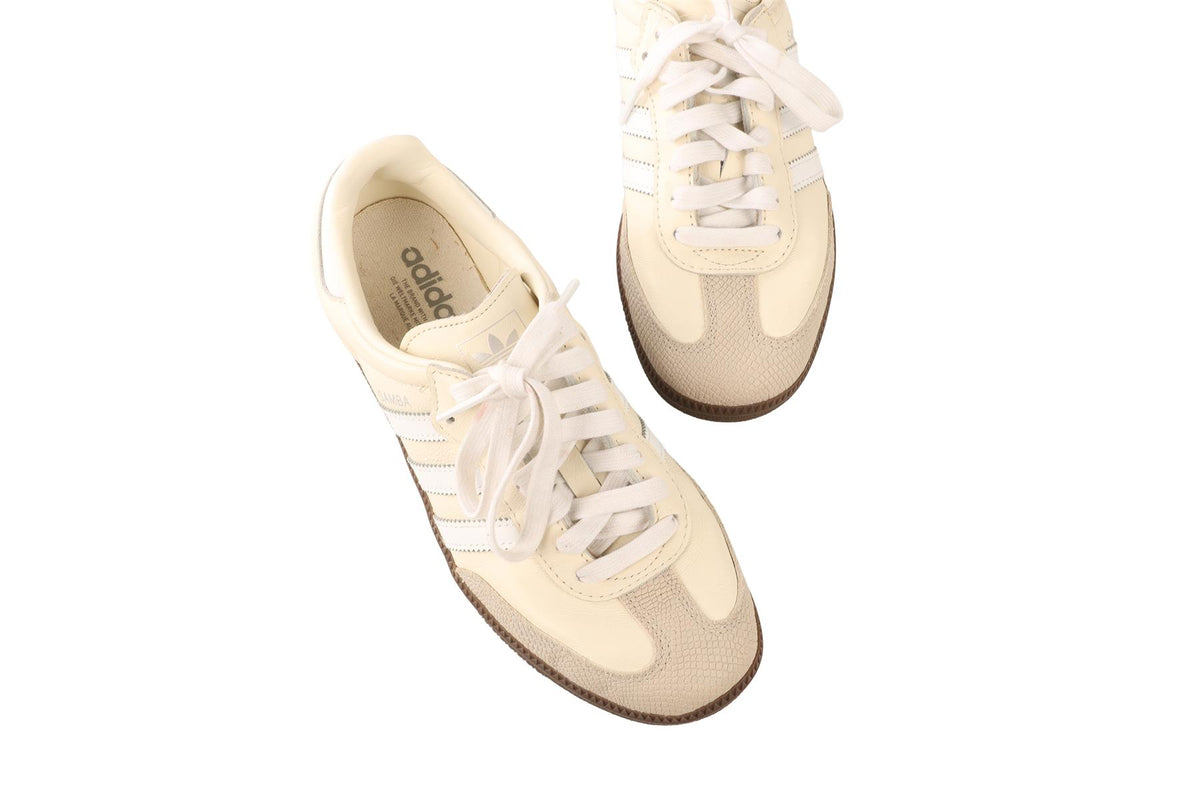 ADIDAS ECRU SAMBA CREAM SNEAKERS EU 39.5 UK 6 US 7.5