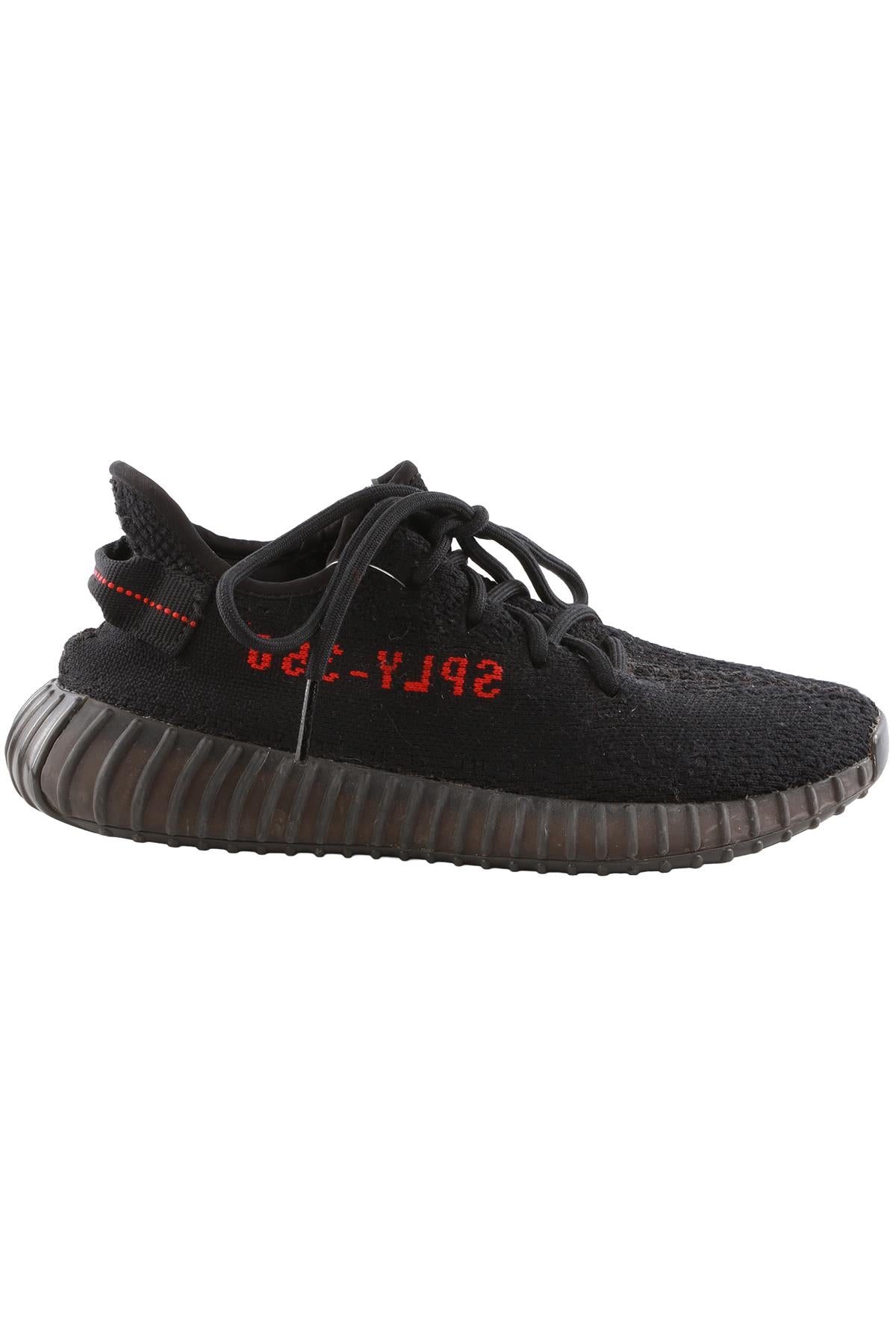 ADIDAS YEEZY BLACK WOVEN SNEAKERS UK 6 FR 39 1/3 US 6.5