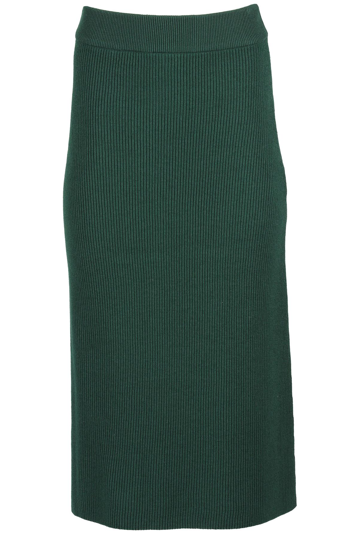 SEZANE GREEN WOOL SKIRT MEDIUM