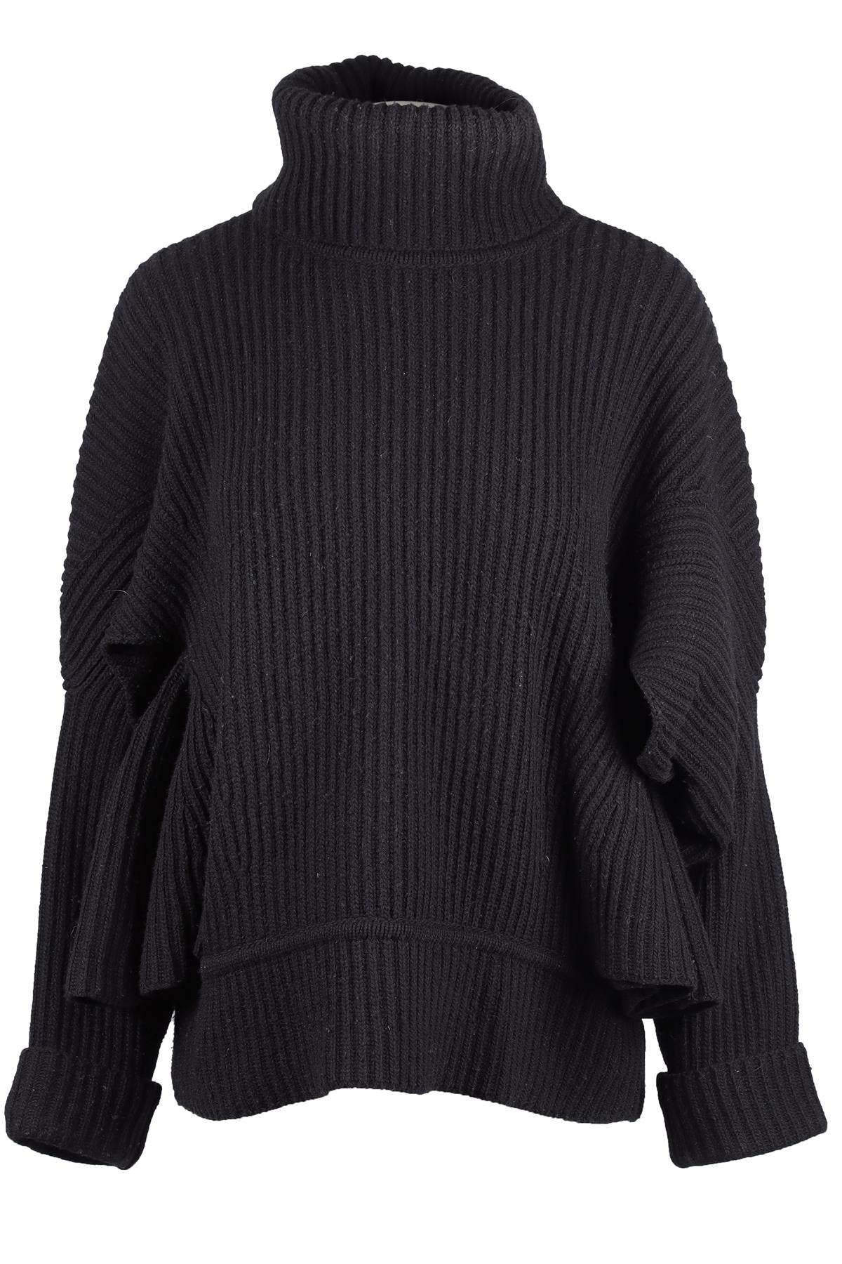 Antonio Berardi Black Wool Sweater IT 44 UK 12