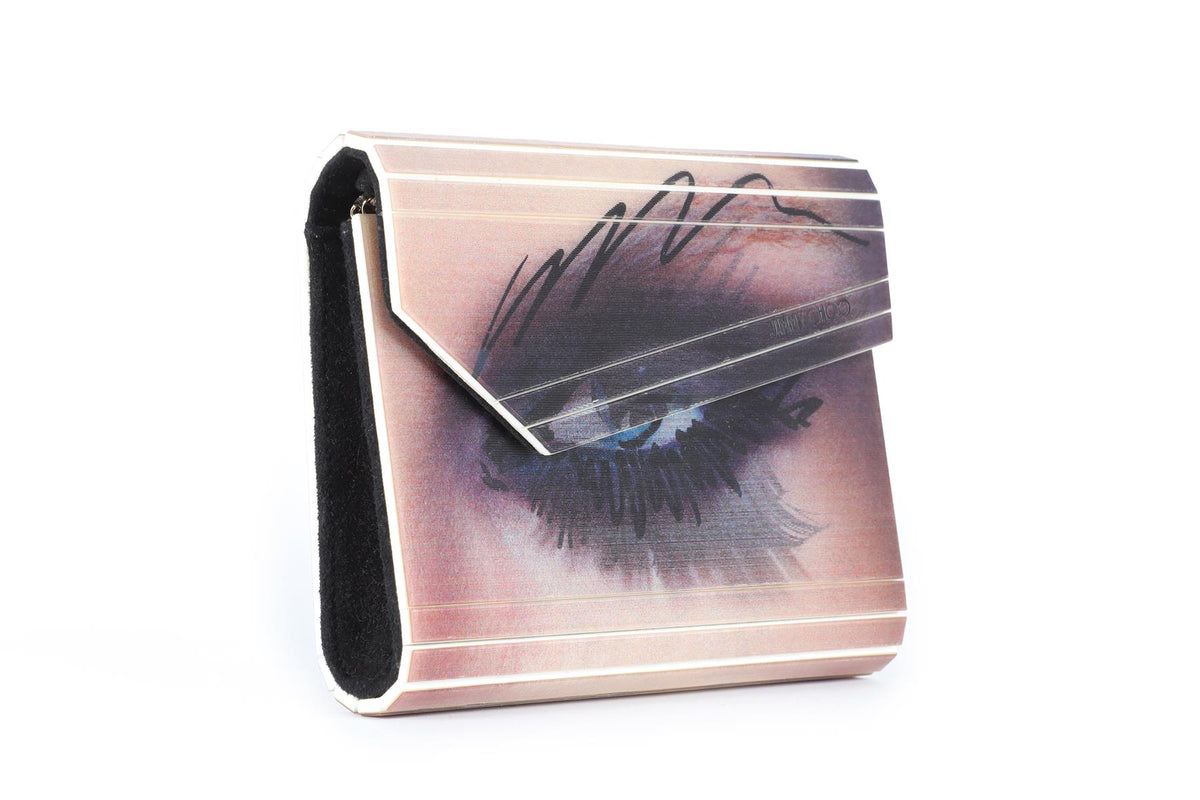 JIMMY CHOO MULTI CANDY ACRYLIC CLUTCH