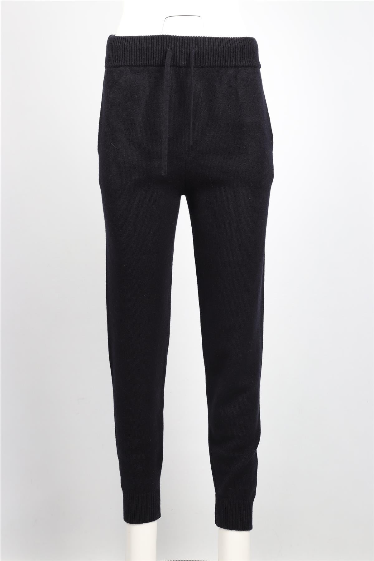 ALEX EAGLE SPORTING CLUB NAVY CASHMERE TRACK PANTS SMALL