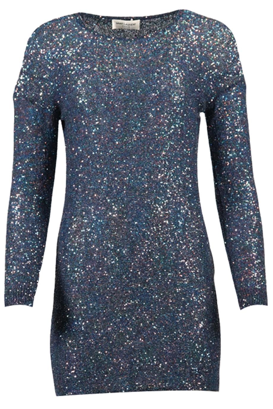 SAINT LAURENT KNIT MINI DRESS MEDIUM