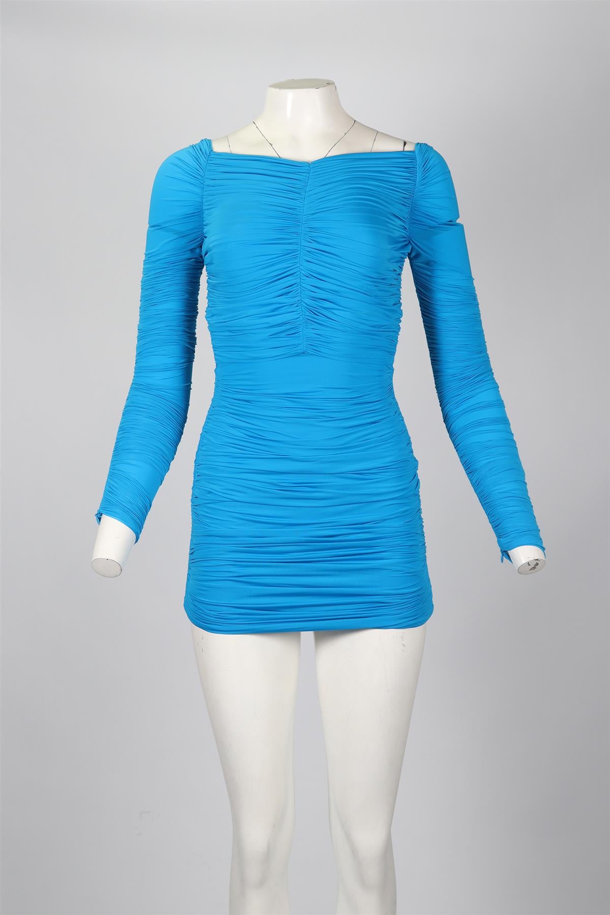 ALEX PERRY RUCHED JERSEY MINI DRESS UK 10