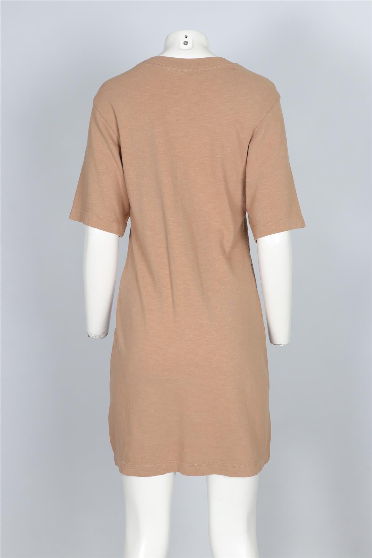 COTTON CITIZEN BROWN COTTON MINI DRESS MEDIUM