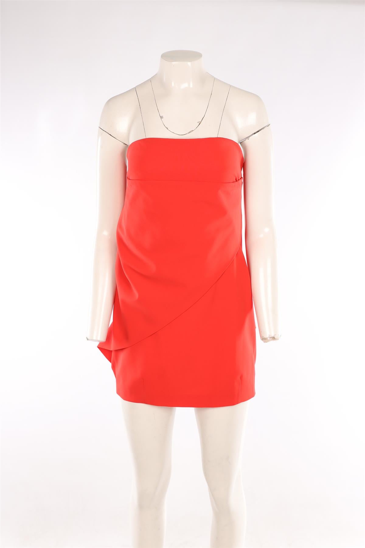 FENDI ORANGE WOOL MINI DRESS IT 42 UK 10