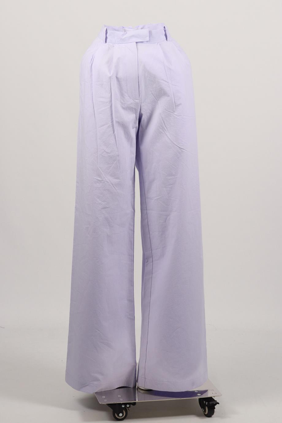 BONDI BORN COTTON WIDE LEG PANTS XSMALL