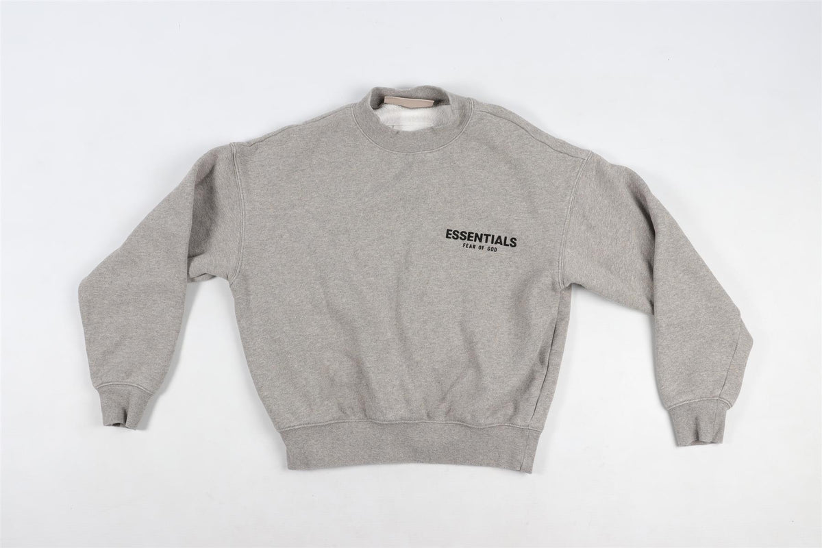 FEAR OF GOD GREY KIDS BOYS COTTON SWEATSHIRT 8 YEARS