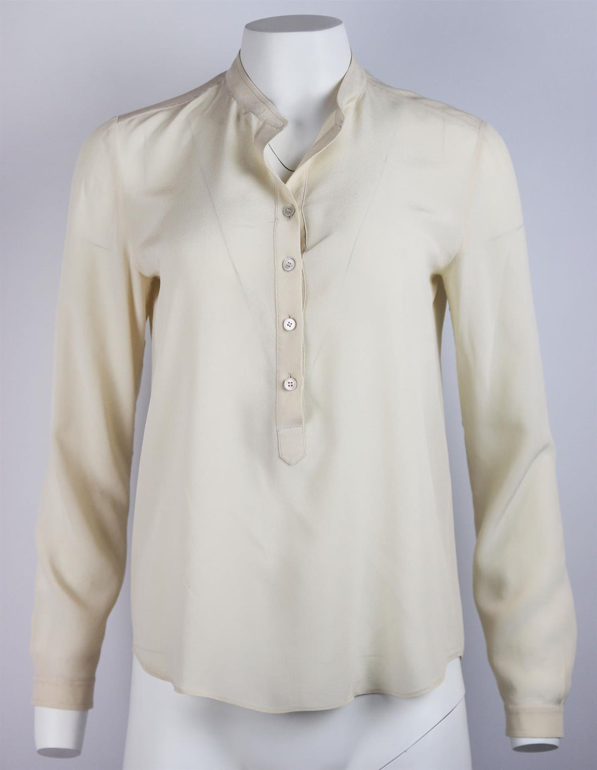 STELLA MCCARTNEY SILK CREPE DE CHINE BLOUSE IT 36 UK 4