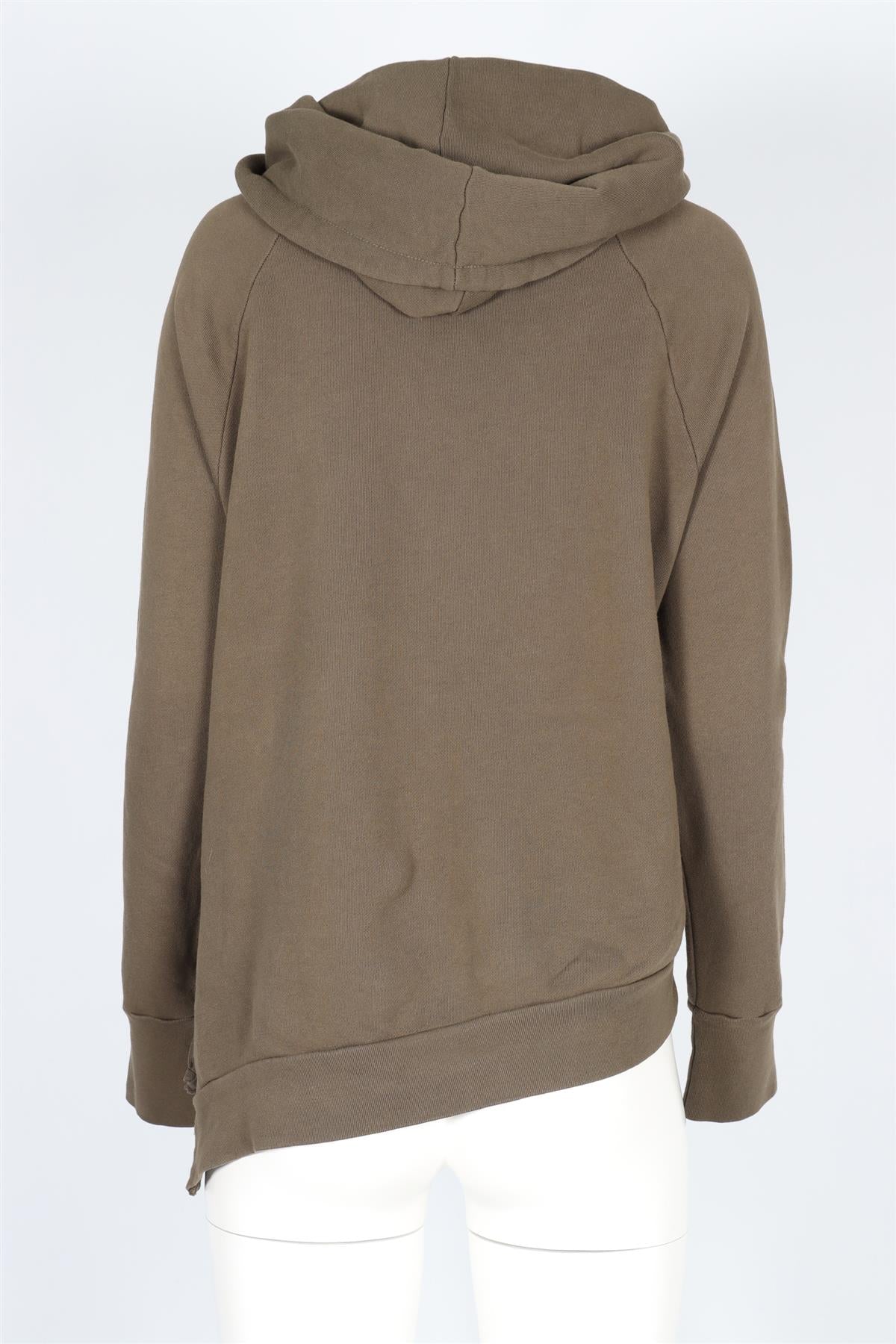 NSF GREEN COTTON HOODIE MEDIUM