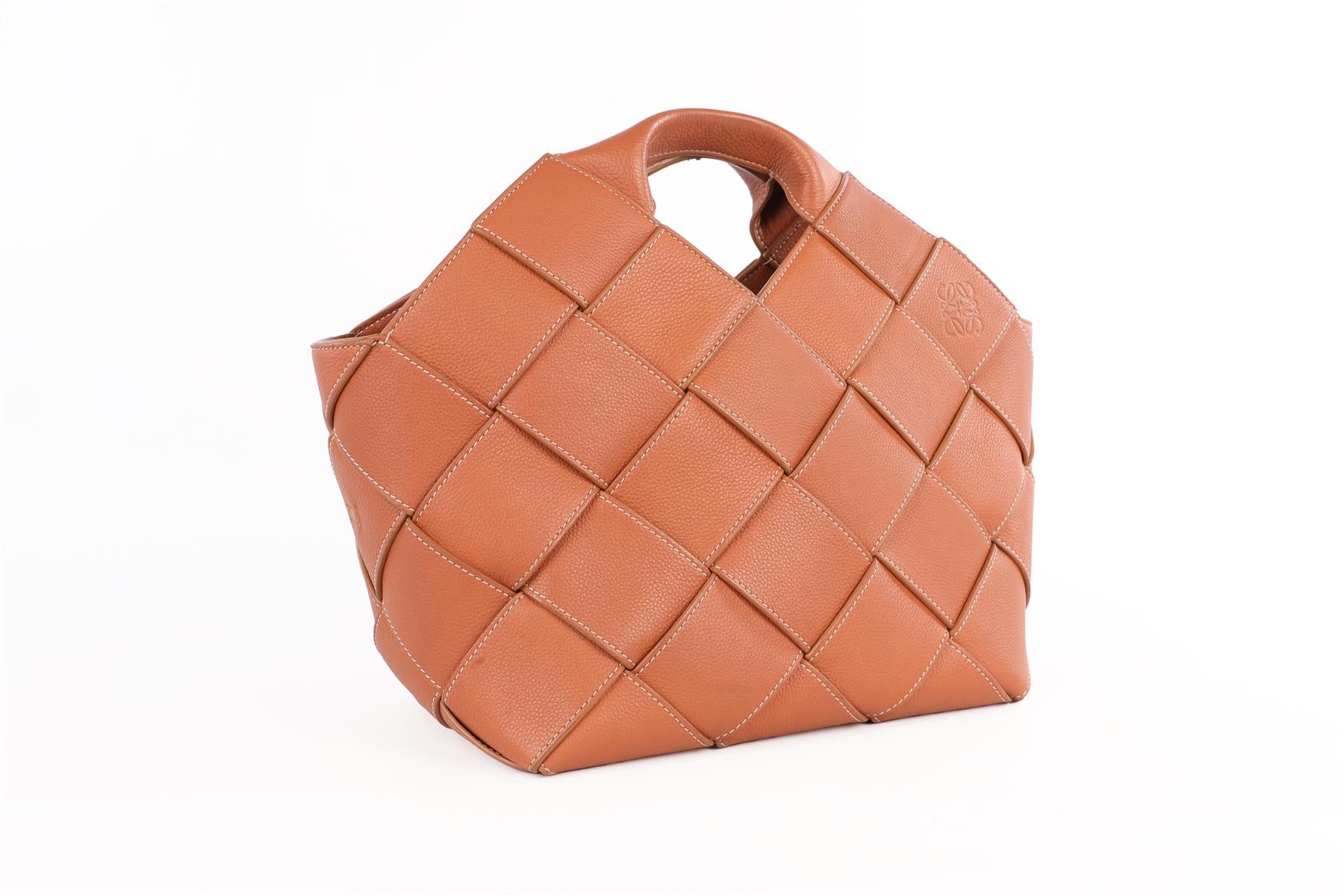 LOEWE BROWN SURPLUS MEDIUM LEATHER TOTE BAG
