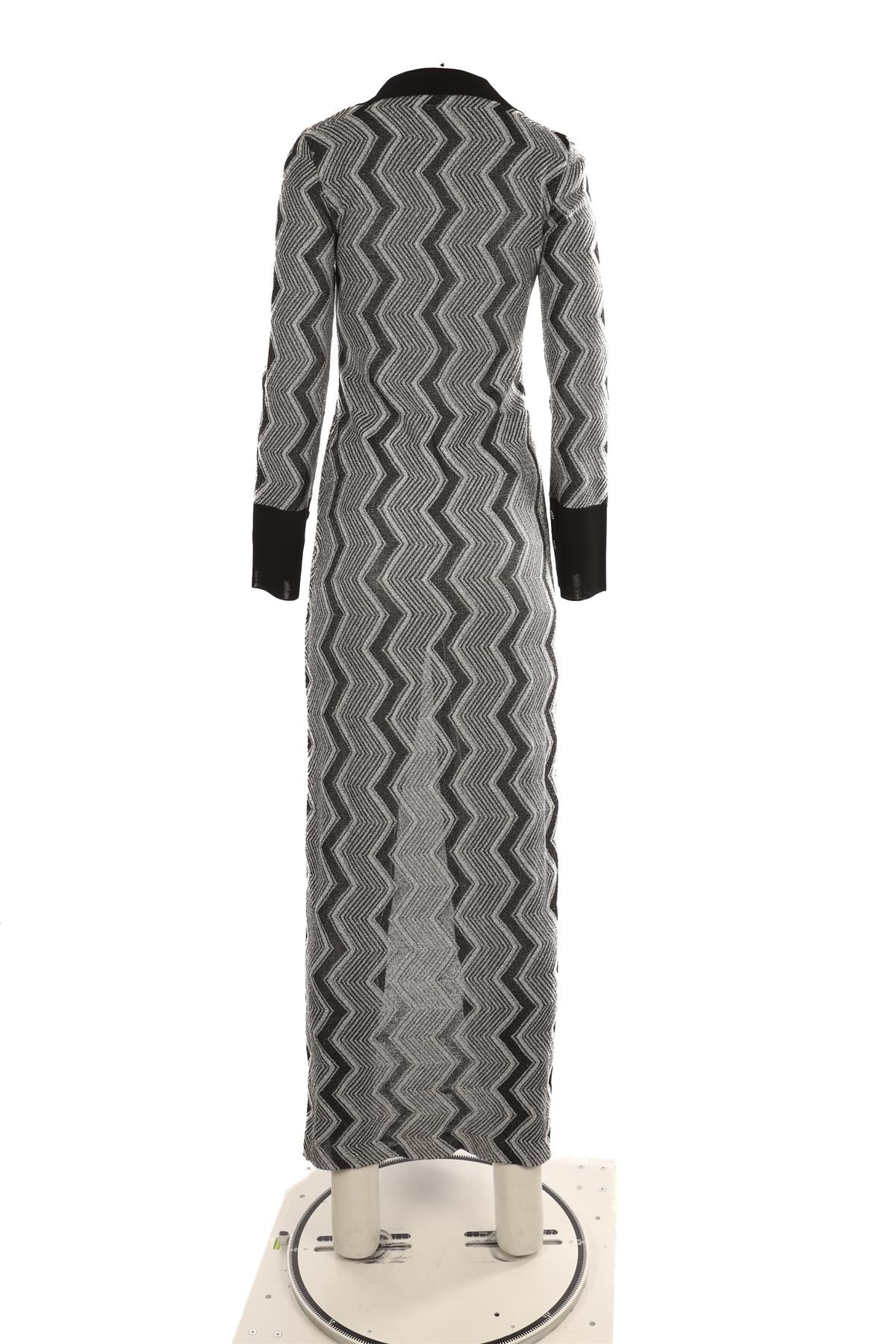 MISSONI SILVER CROCHET CARDIGAN IT 40 UK 8