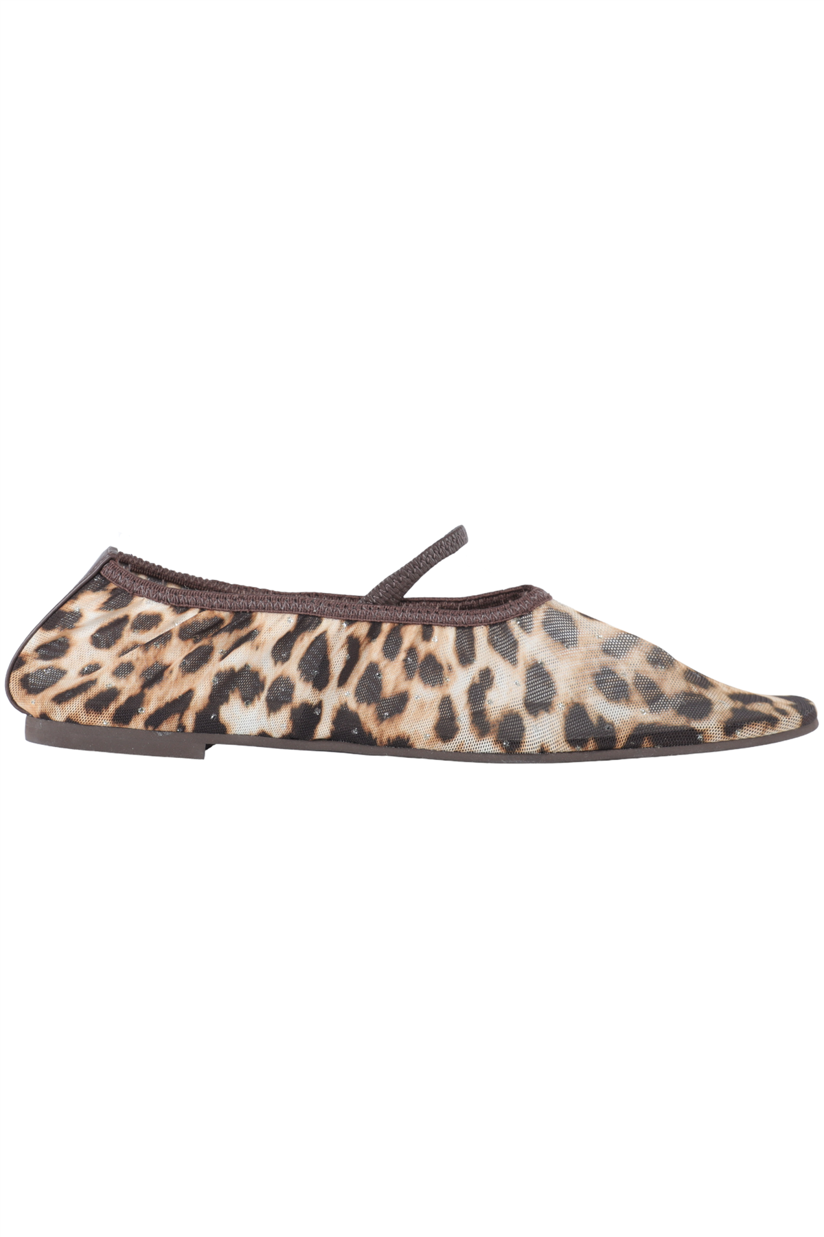 REFORMATION BROWN MESH BALLET FLATS EU 38 UK 5 US 8