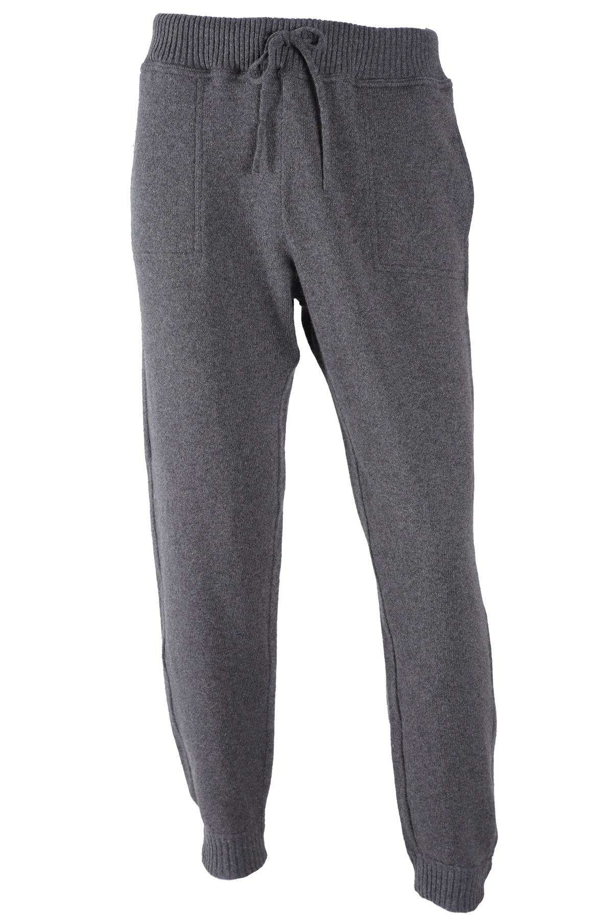 THOM SWEENEY GREY MEN'S CASHMERE TRACK PANTS XLARGE