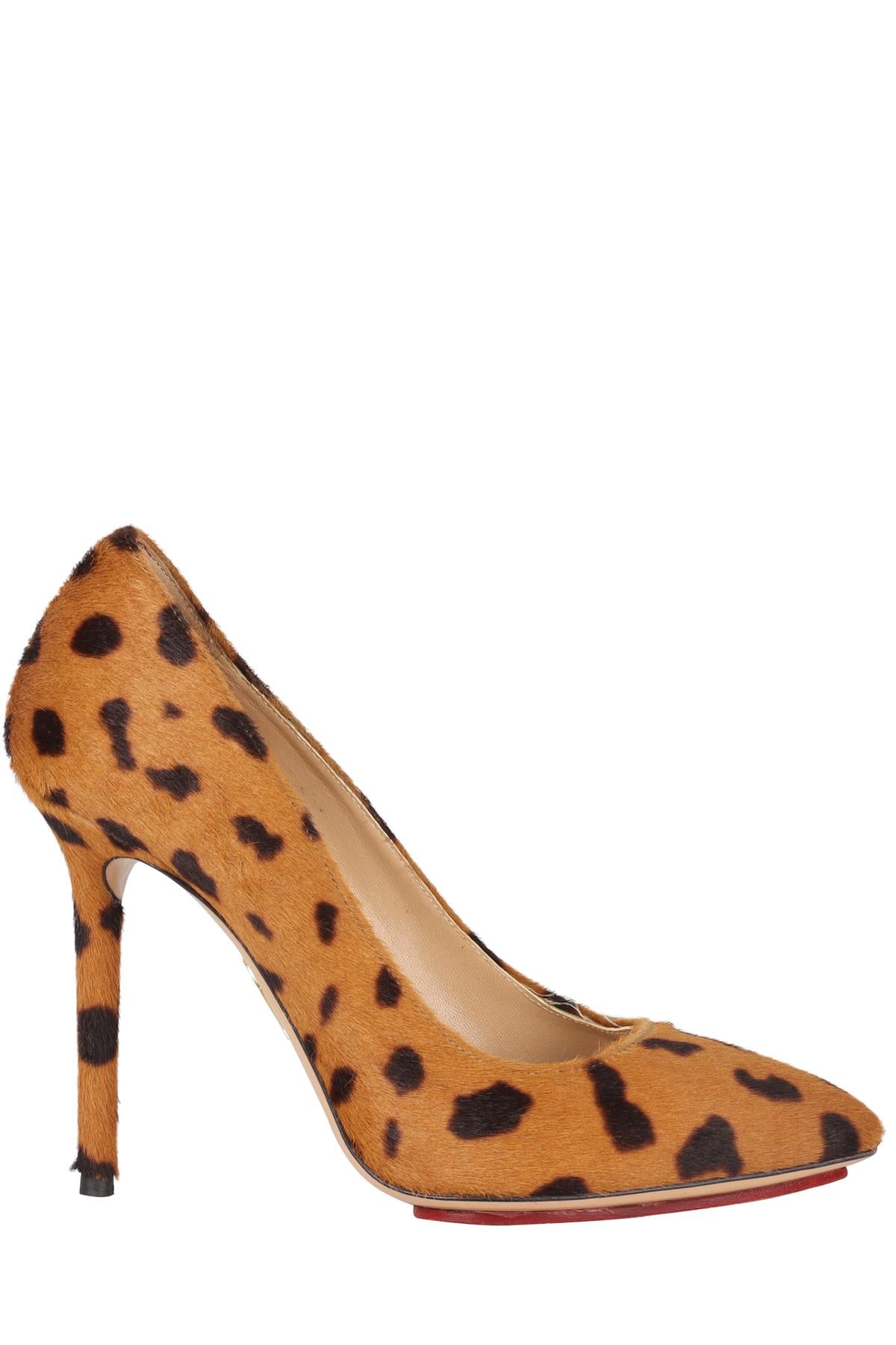 CHARLOTTE OLYMPIA BROWN CALF HAIR PUMPS EU 36 UK 3 US 6