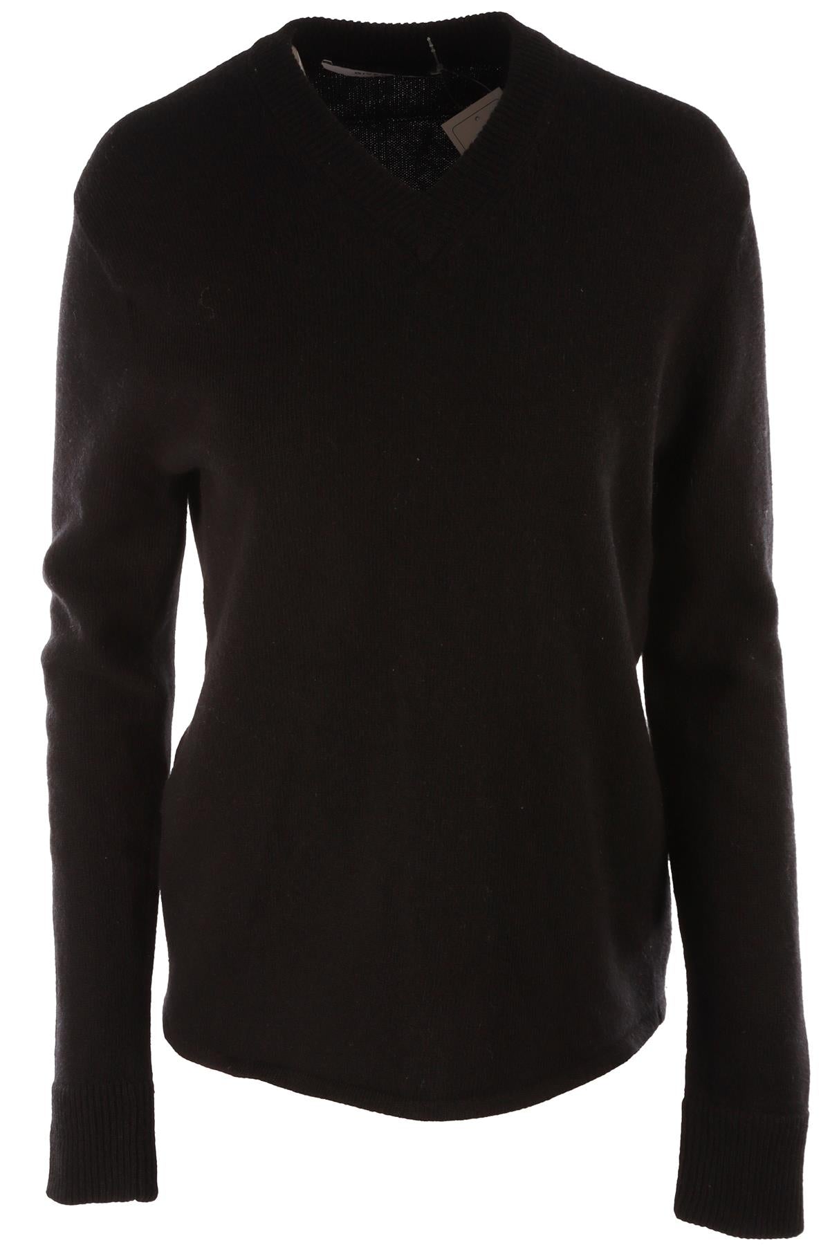 BLACK WOOL SWEATER