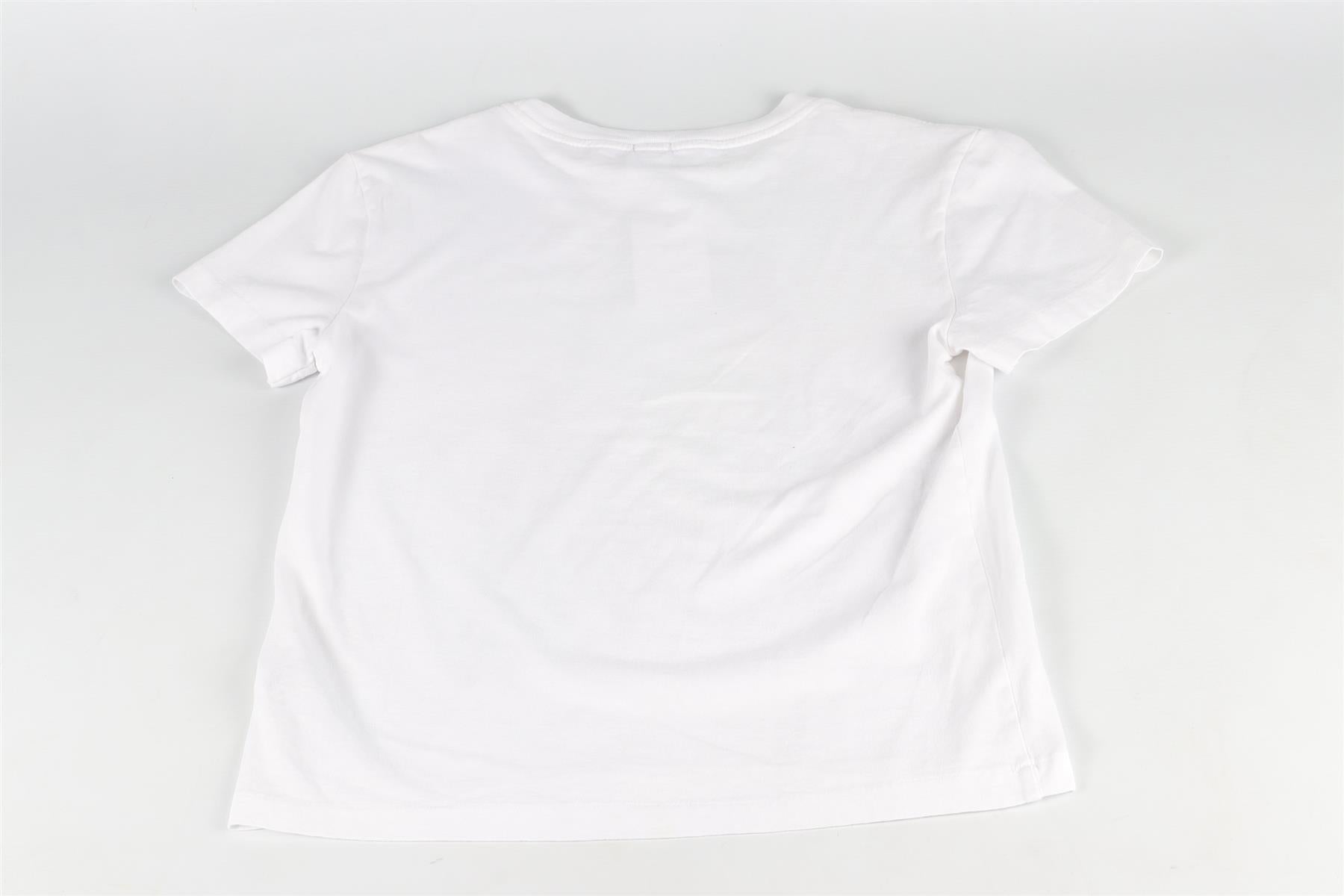 RE/DONE + PAMELA ANDERSON WHITE COTTON T-SHIRT XSMALL