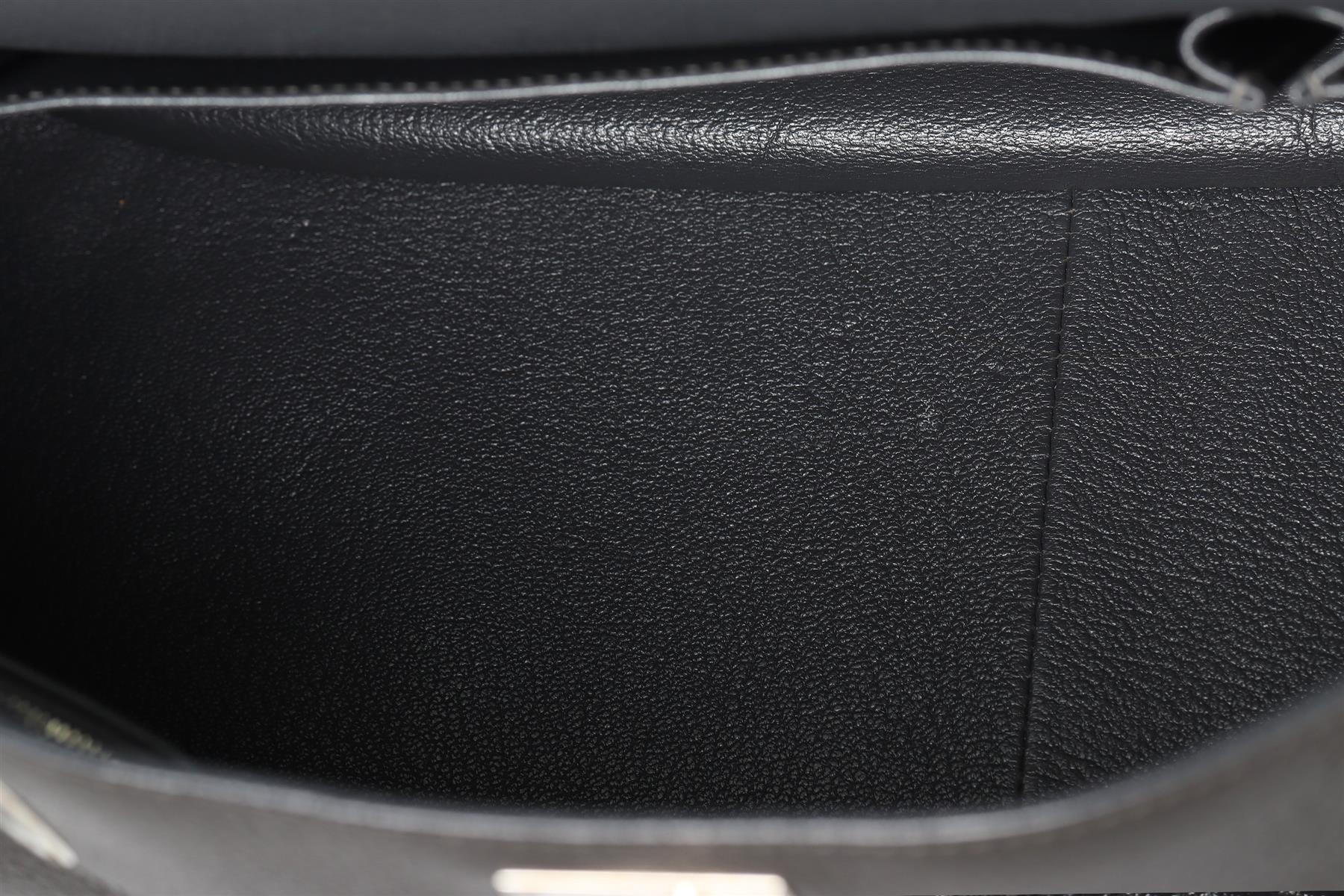 HERMÈS 2009 JYPSIERE 36CM CLEMENCE LEATHER SHOULDER BAG