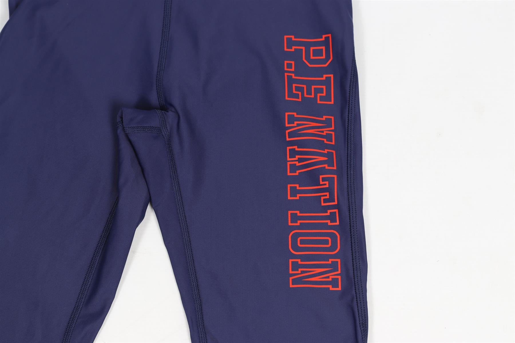 PE NATION NAVY JERSEY LEGGINGS MEDIUM