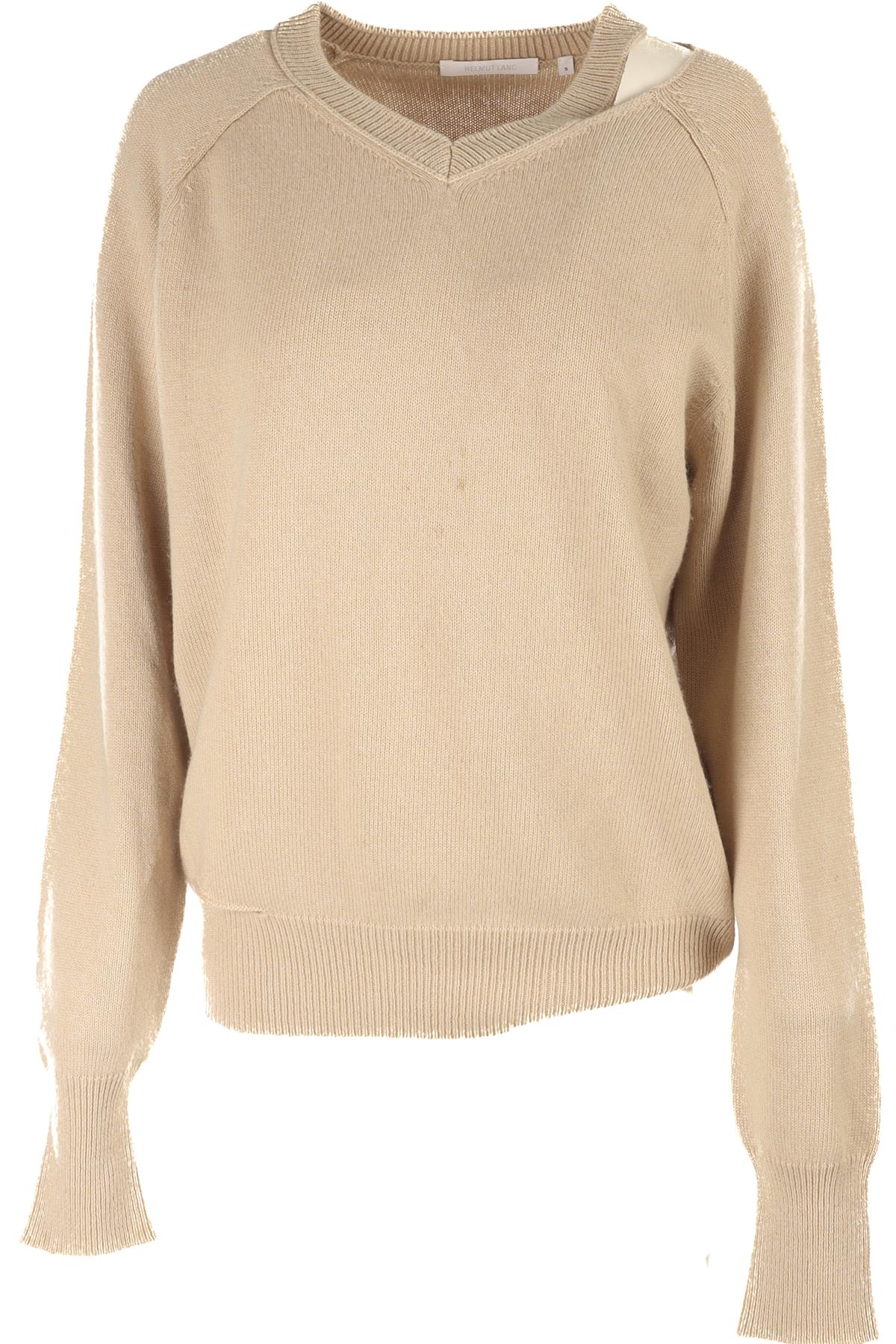 HELMUT LANG BEIGE WOOL SWEATER SMALL