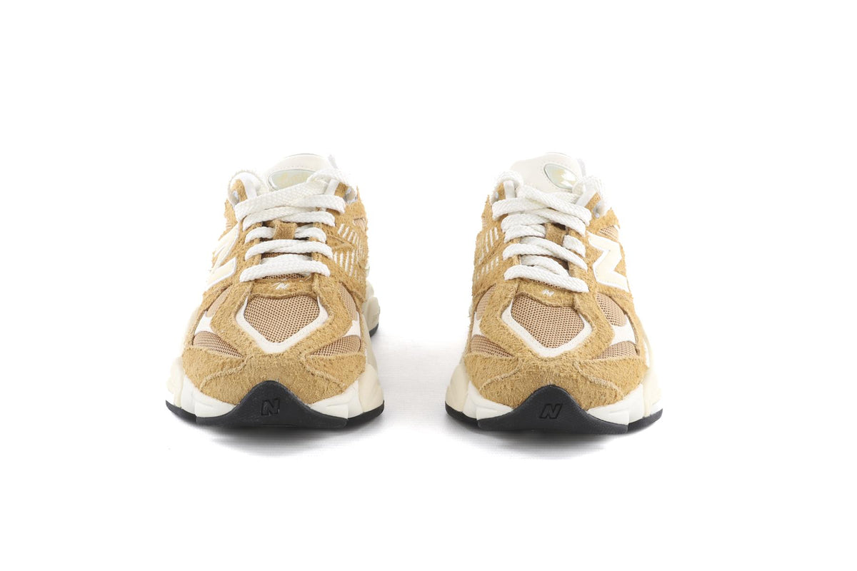 NEW BALANCE TAN 9060 GREAT PLAINS SUEDE AND MESH SNEAKERS EU 38.5 UK 5.5 US 8.5