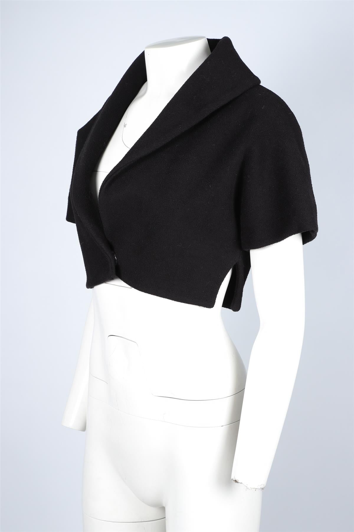 ALAÏA BLACK WOOL JACKET FR 38 UK 10