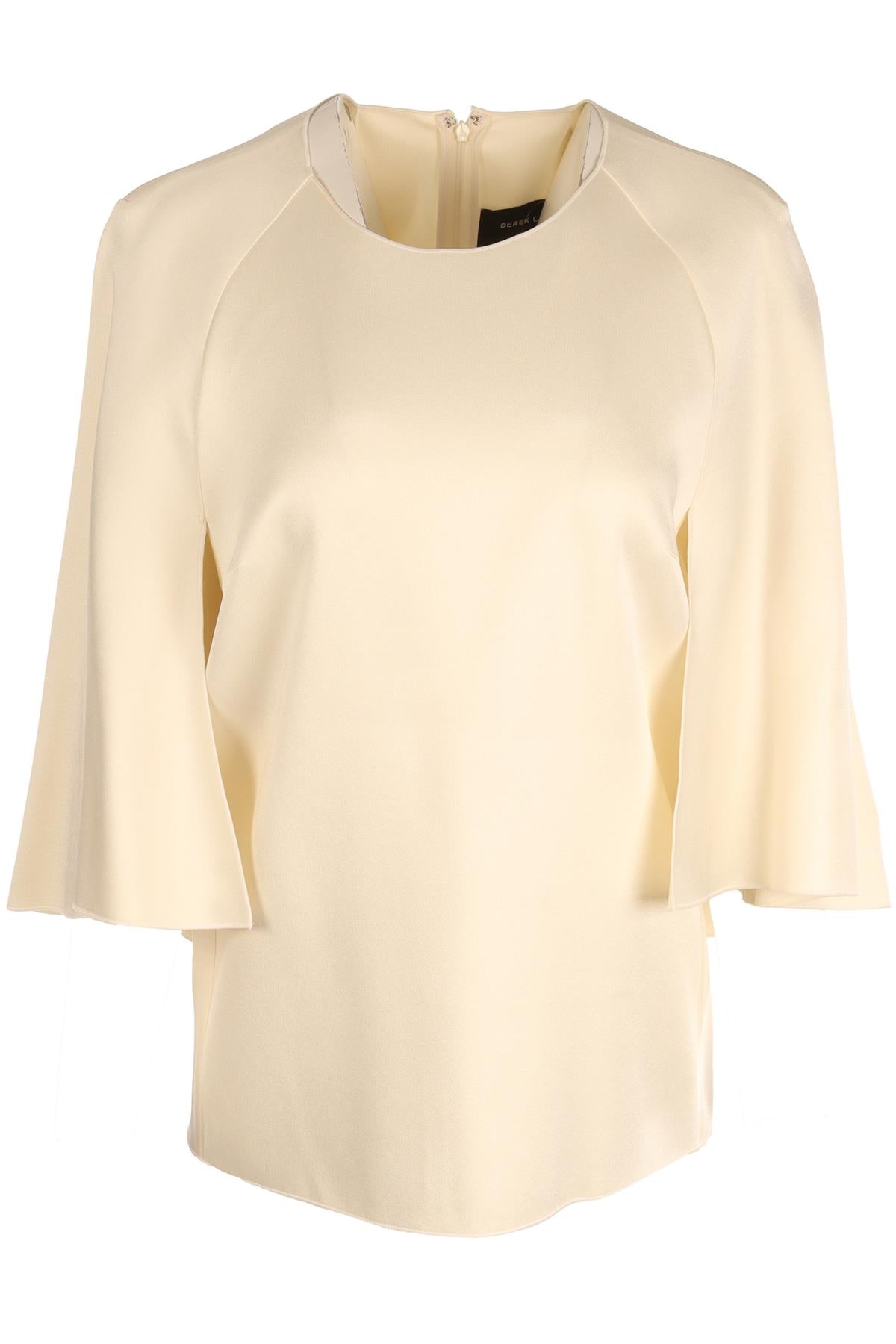 DEREK LAM IVORY SATIN TOP IT 40 UK 8
