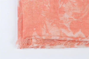 STELLA MCCARTNEY PEACH SILK SCARF